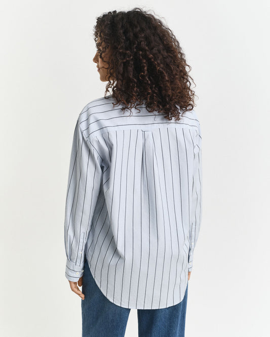Relaxed Fit Striped Luxury Oxford Shirt