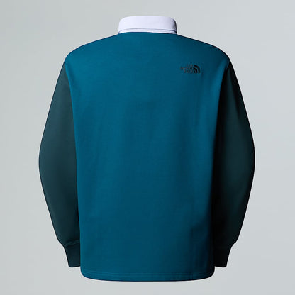 Men's Colourblock Relaxed Rugby Shirt
