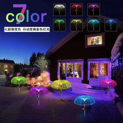 🎄Chikalabs Garden Solar Changing Jellyfish Lights