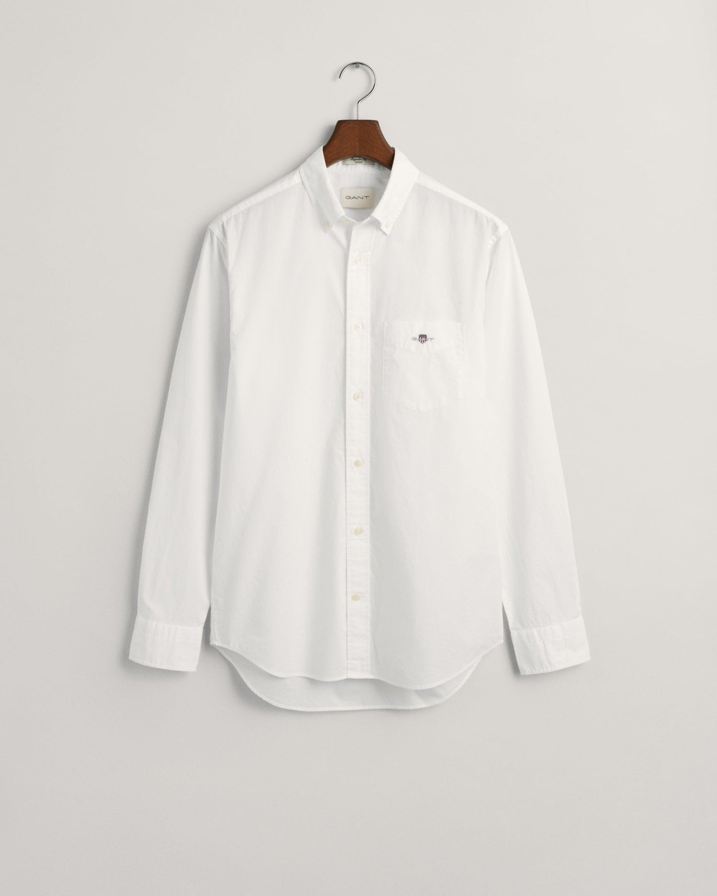 Men's Regular Fit Poplin Shirt - WHITE