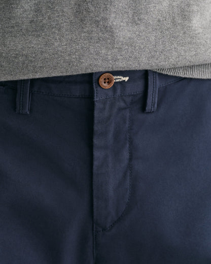 Men's Slim Fit Twill Shorts - MARINE
