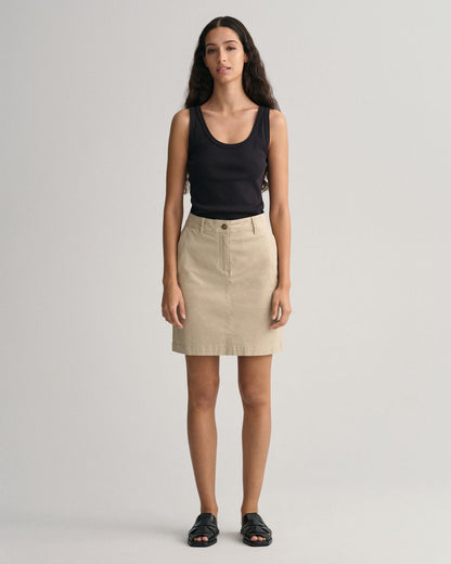 Women's Chino Skirt - DRY SAND