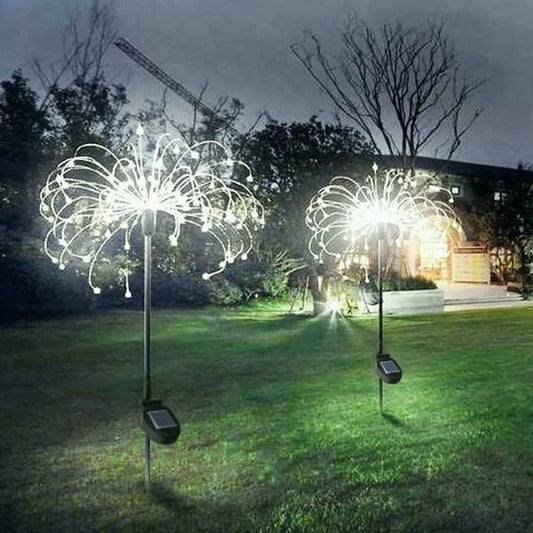 🎁Chikalabs Waterproof Solar Garden Fireworks Lighting Lamp