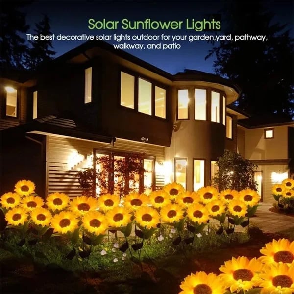 🔥LAST DAY SALE🌻Chikalabs Garden Waterproof Solar Sunflower Light🔥