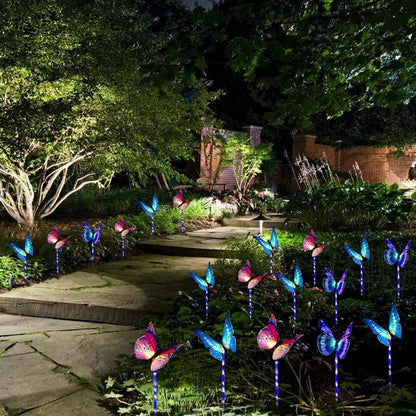 [Last Day -49%OFF]Chikalabs Garden Decor Solar  Butterfly Lights