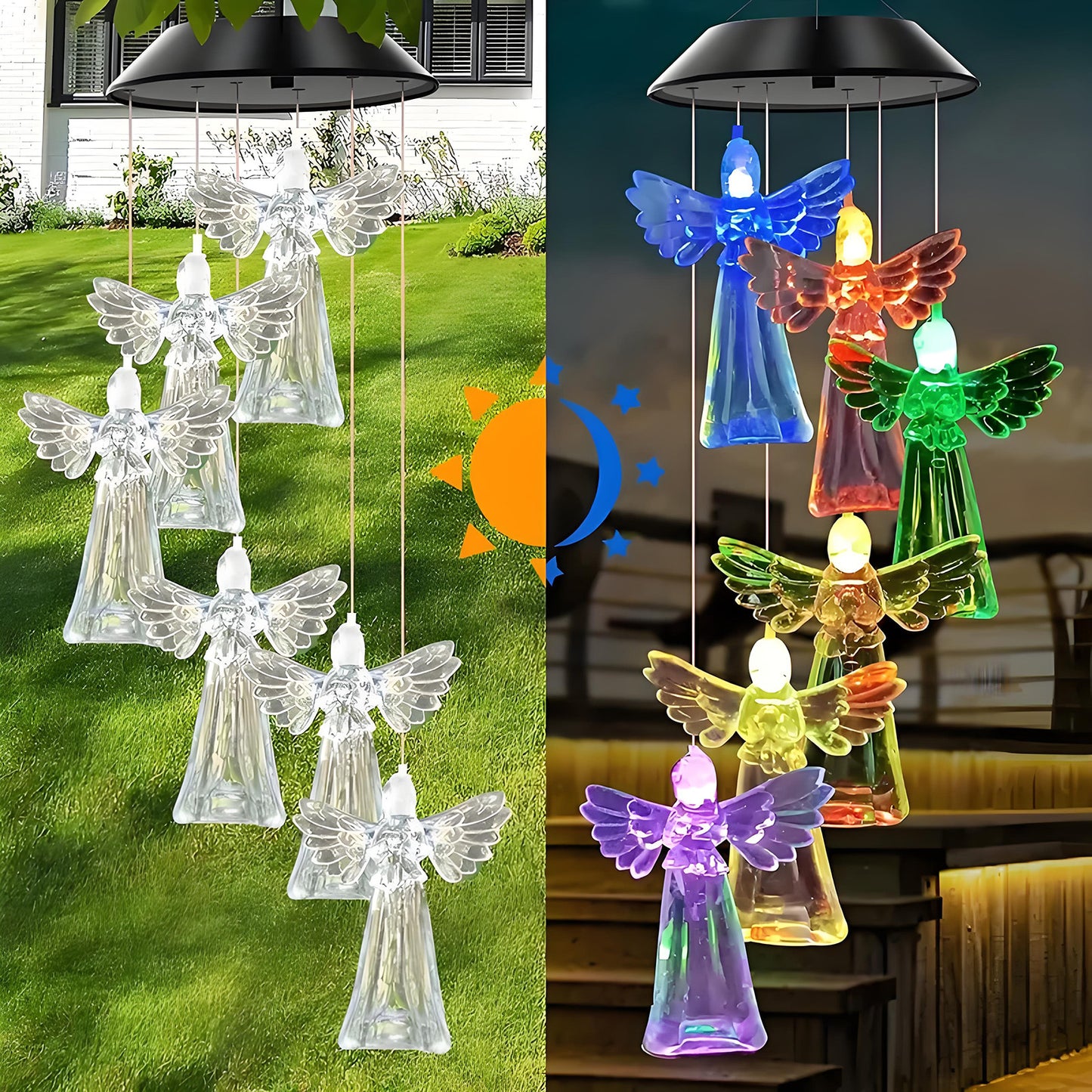 🦋 Beautify Your Garden 2025- ✨Chikalabs Creative Hummingbird Solar Wind Chimes