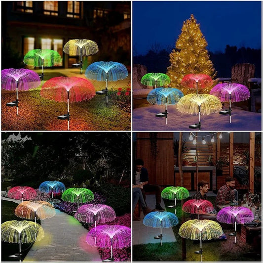 🎄Chikalabs Garden Solar Changing Jellyfish Lights