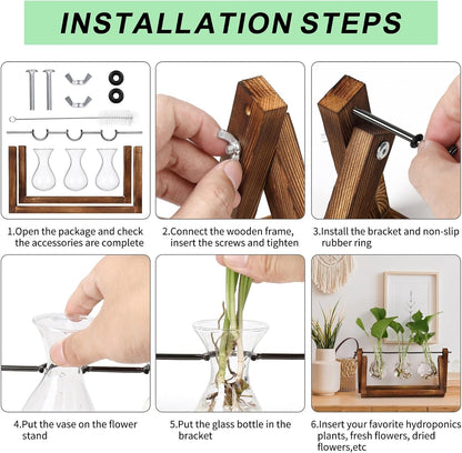 Chikalabs Plant Propagation Swing Stations Glass Terrarium