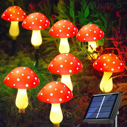 🍄Chikalabs Garden Colorful Solar Mushrooms Light
