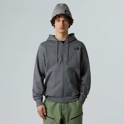 Men's Simple Dome Full-Zip Hoodie