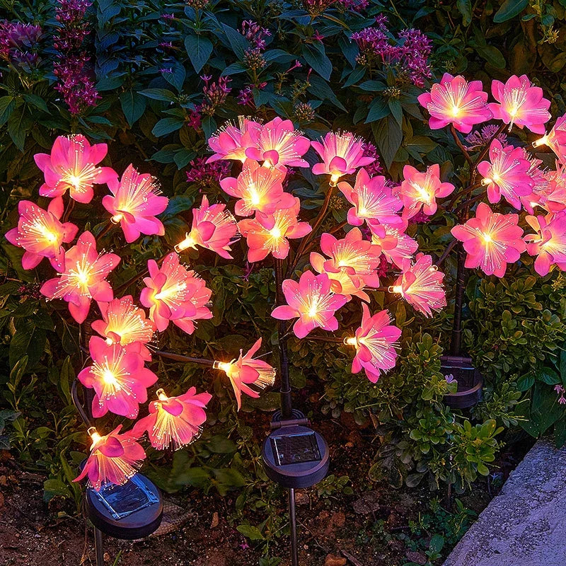 🌺Chikalabs Garden Camellia Solar Flower Lights