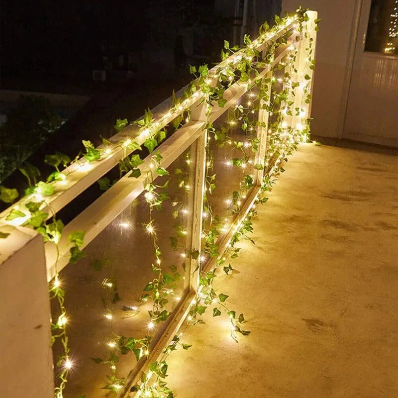 💐Chikalabs Home Office Solar Ivy Lights
