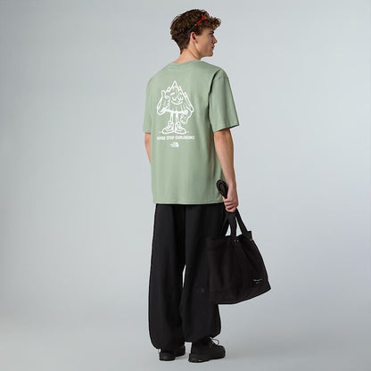 Unisex Mountain Fun Oversized T-Shirt