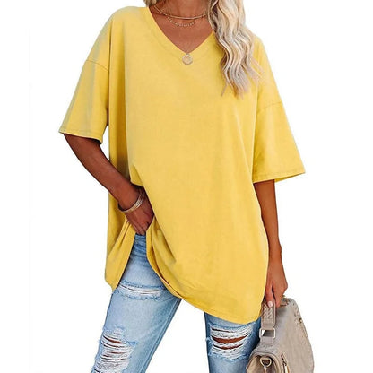 🔥Up to 69% OFF Today🔥Women Summer 2025 Tops Casual V-neck T-shirts