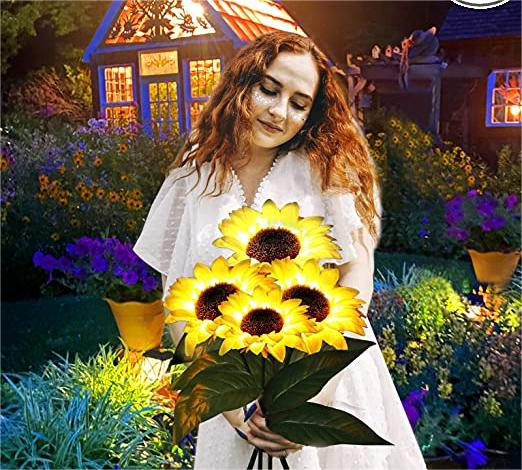 🔥LAST DAY SALE🌻Chikalabs Garden Waterproof Solar Sunflower Light🔥