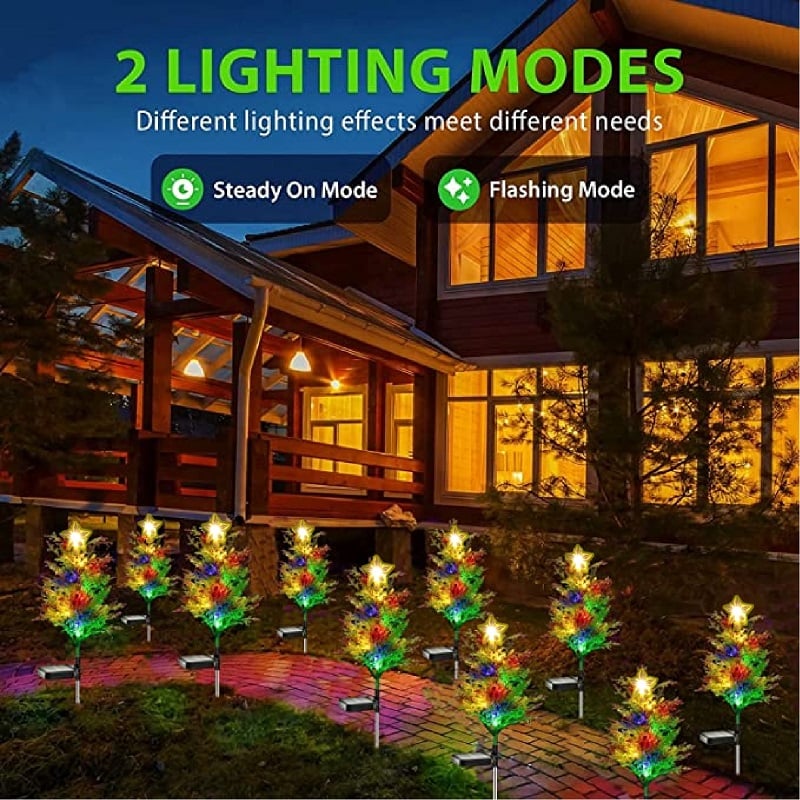 🎄✨Chikalabs Garden Beautify Solar Cypress Tree Light