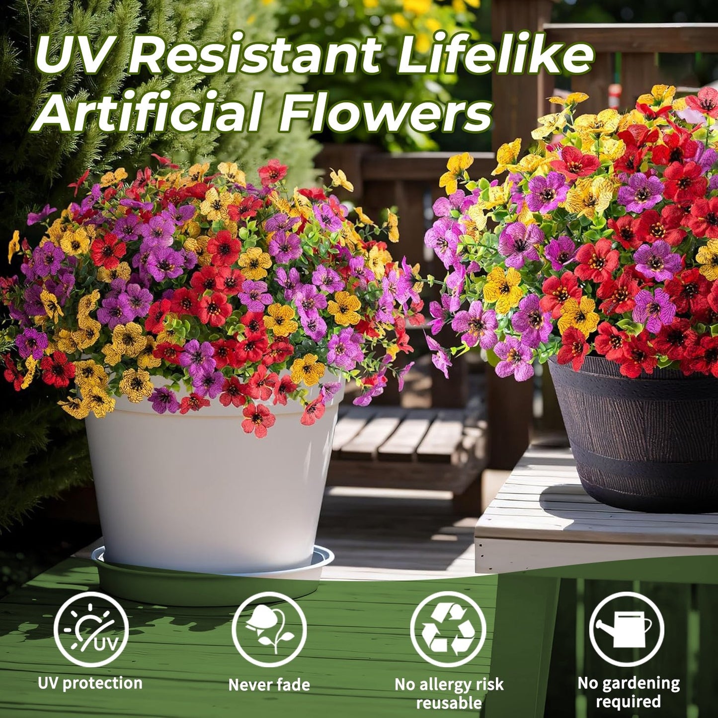 💥2025 Upgraded high-grade material 🌱Chikalabs Exquisite Artificial Flowers