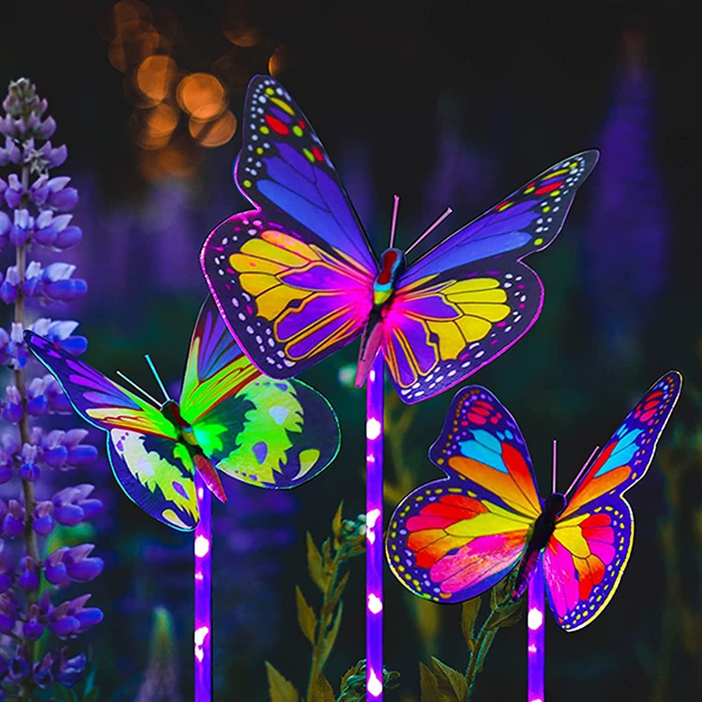 [Last Day -49%OFF]Chikalabs Garden Decor Solar  Butterfly Lights
