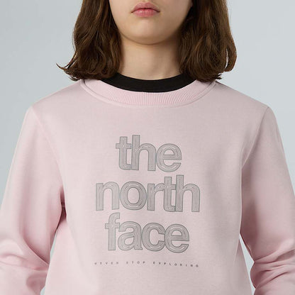 Girls' Reflective Logo Relaxed Sweatshirt