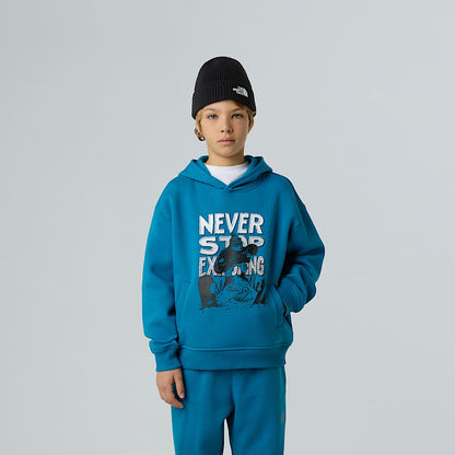 Boys' Sports Oversized Graphic Hoodie
