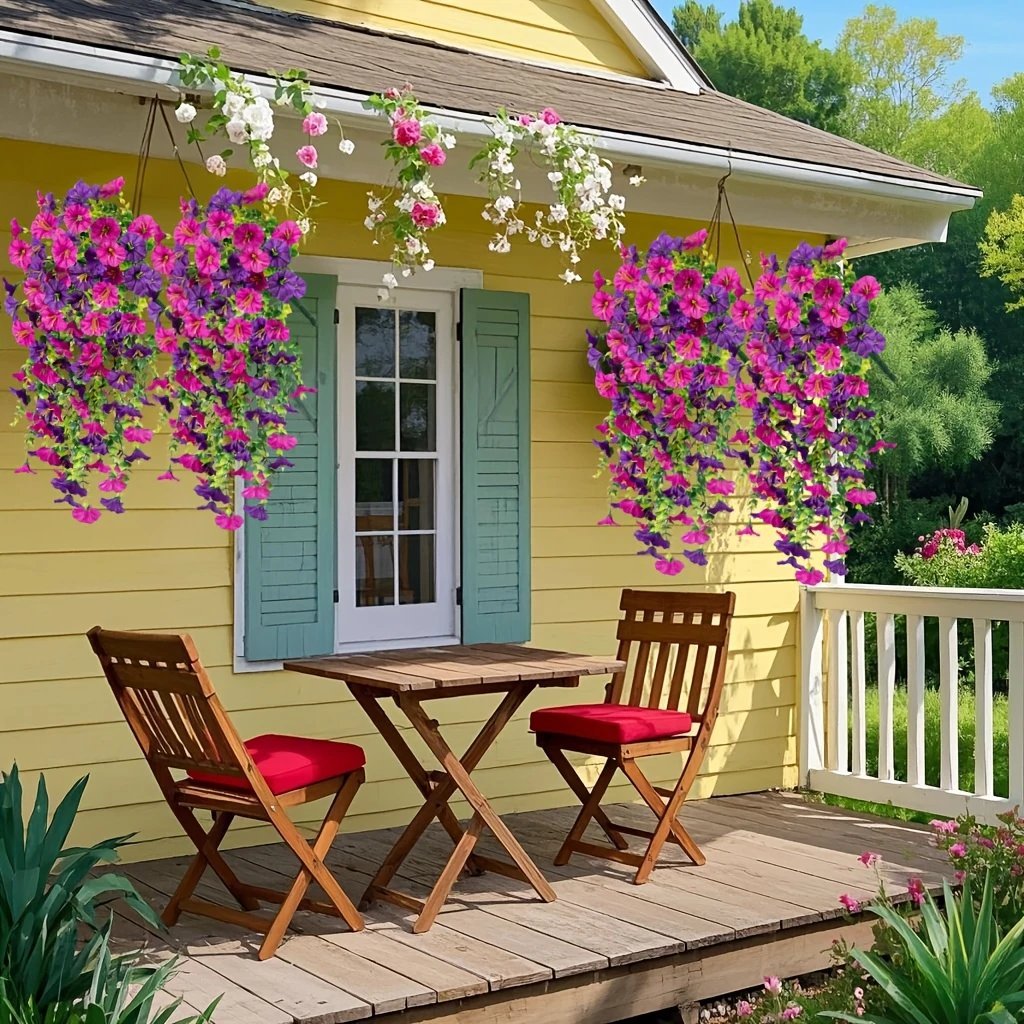 💖Mother's Day Hot Sale🌺UV Resistant Hanging Artificial Morning Glory Vine