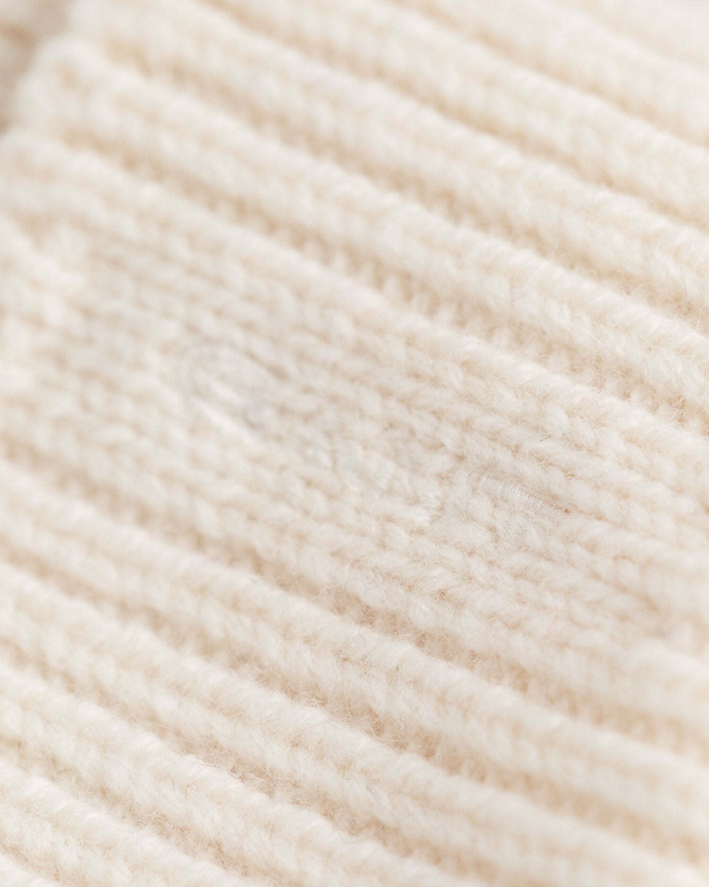 Ribbed Wool Beanie