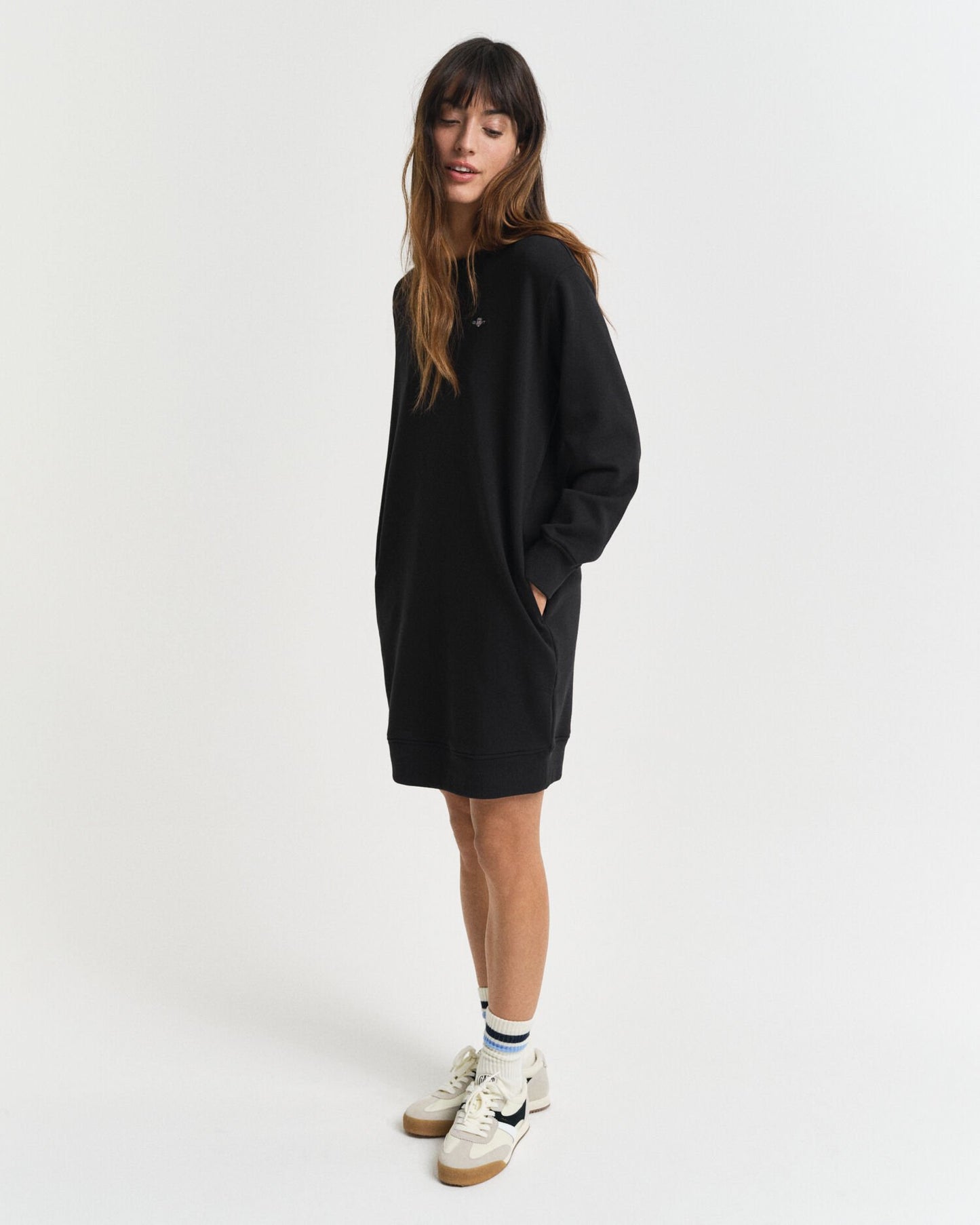 Shield Crew Neck Sweat Dress