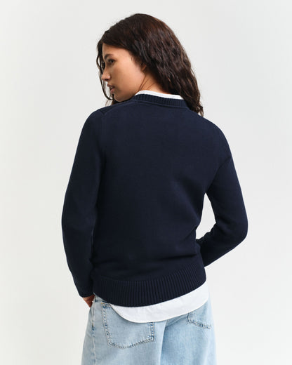 Classic Cotton Crew Neck Sweater