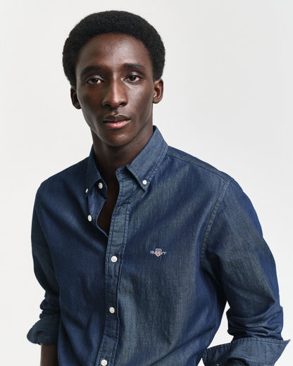 Slim Fit Indigo Shirt