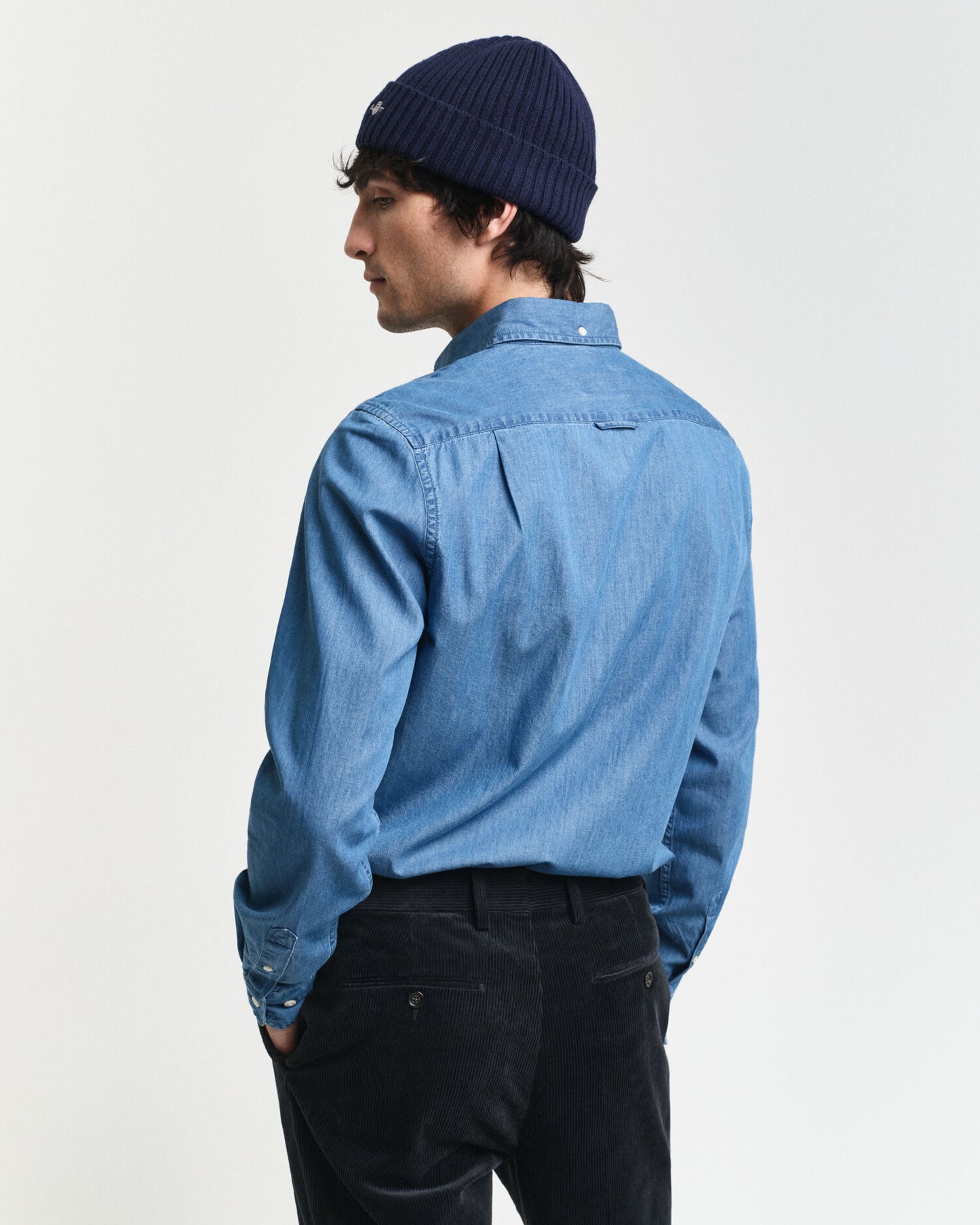 Slim Fit Indigo Shirt