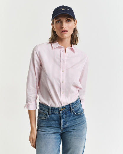 Regular Fit Classic Striped Poplin Shirt