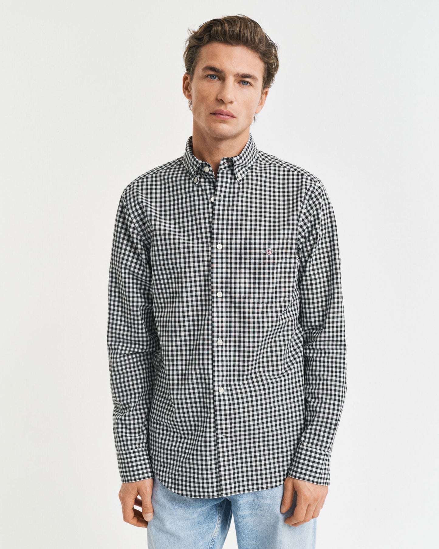 Regular Fit Classic Gingham Poplin Shirt