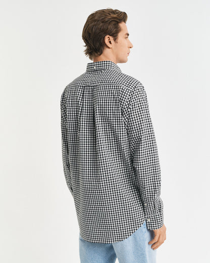 Regular Fit Classic Gingham Poplin Shirt
