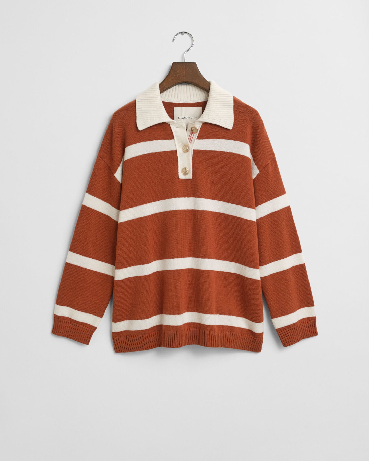Striped Knitted Rugger