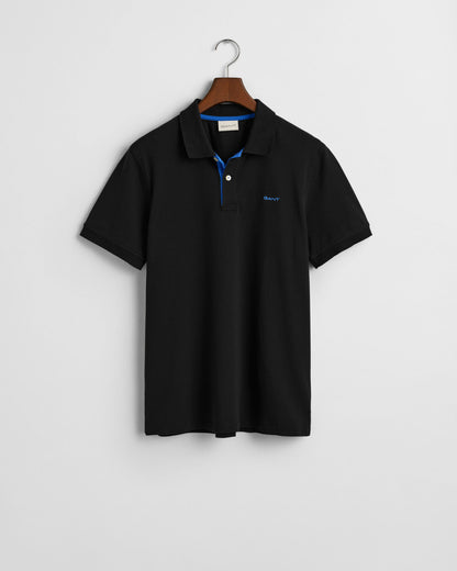 Contrast Piqué Polo Shirt