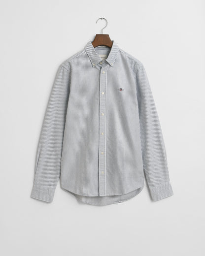 Slim Fit Banker Stripe Classic Oxford Shirt