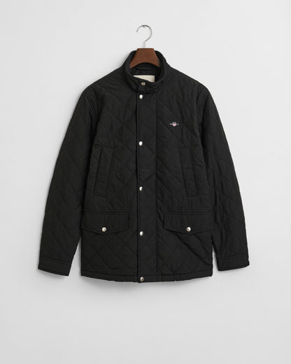 Quilted Windcheater Mid-Length Jacket