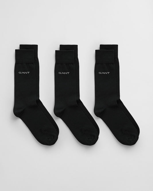 3-Pack Mercerized Cotton Socks