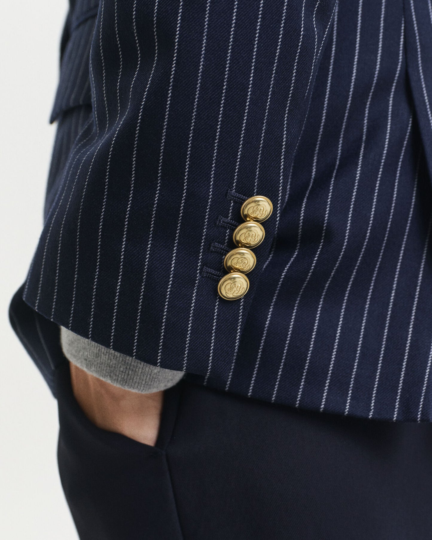 Regular Fit Pinstriped Club Blazer