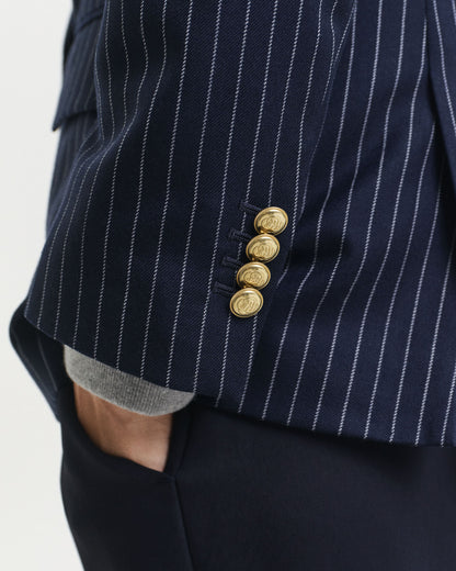Regular Fit Pinstriped Club Blazer