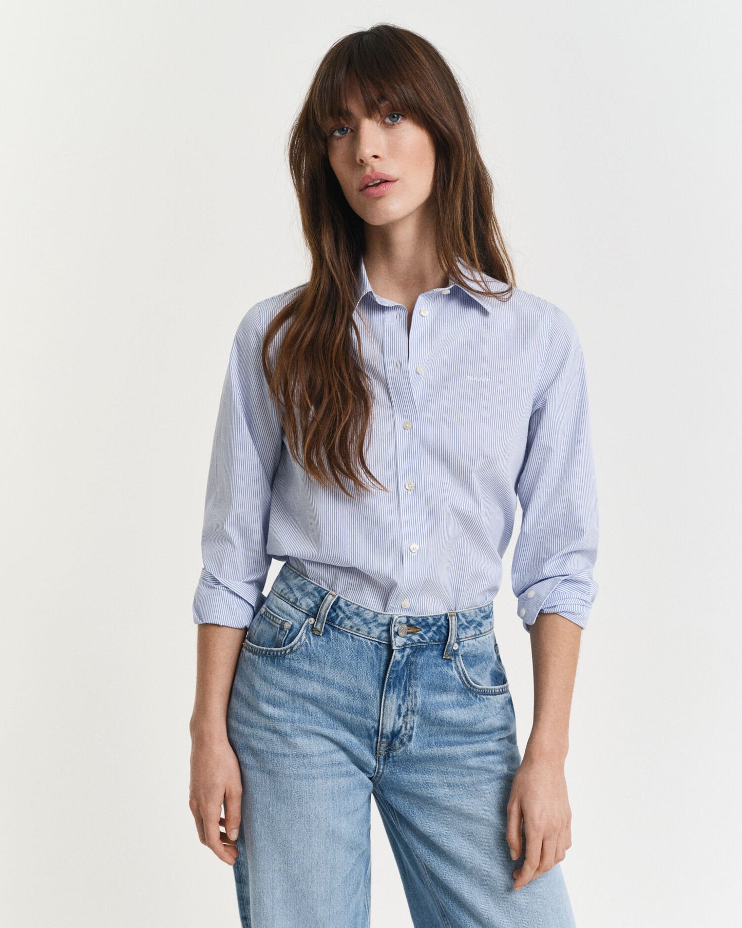 Regular Fit Classic Poplin Striped Shirt