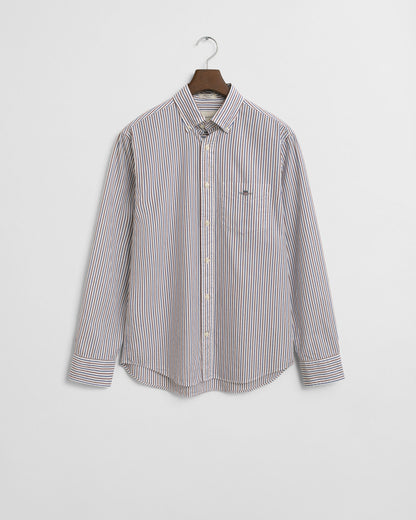 Regular Fit Striped Classic Poplin Shirt
