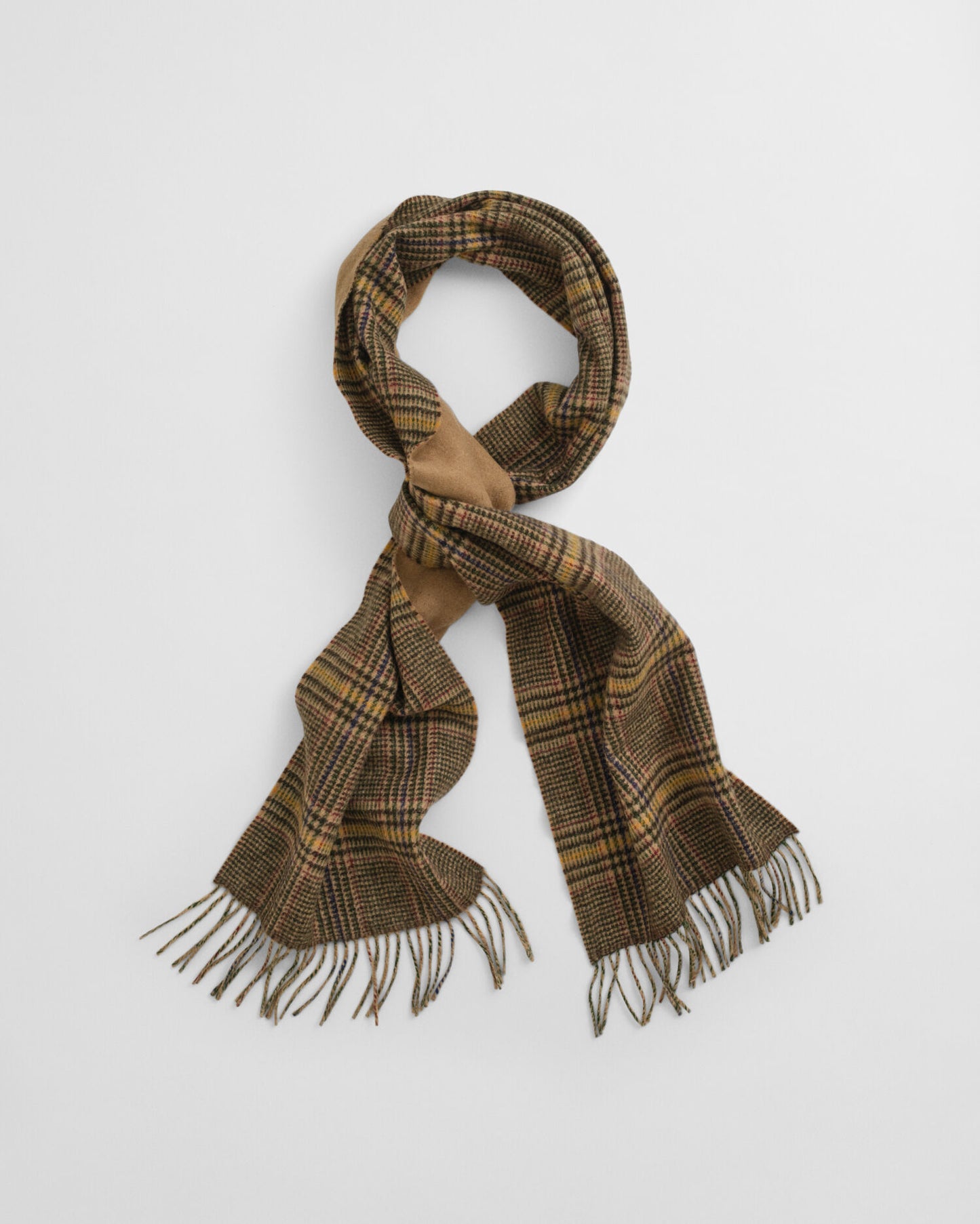 Double-Faced Check Scarf
