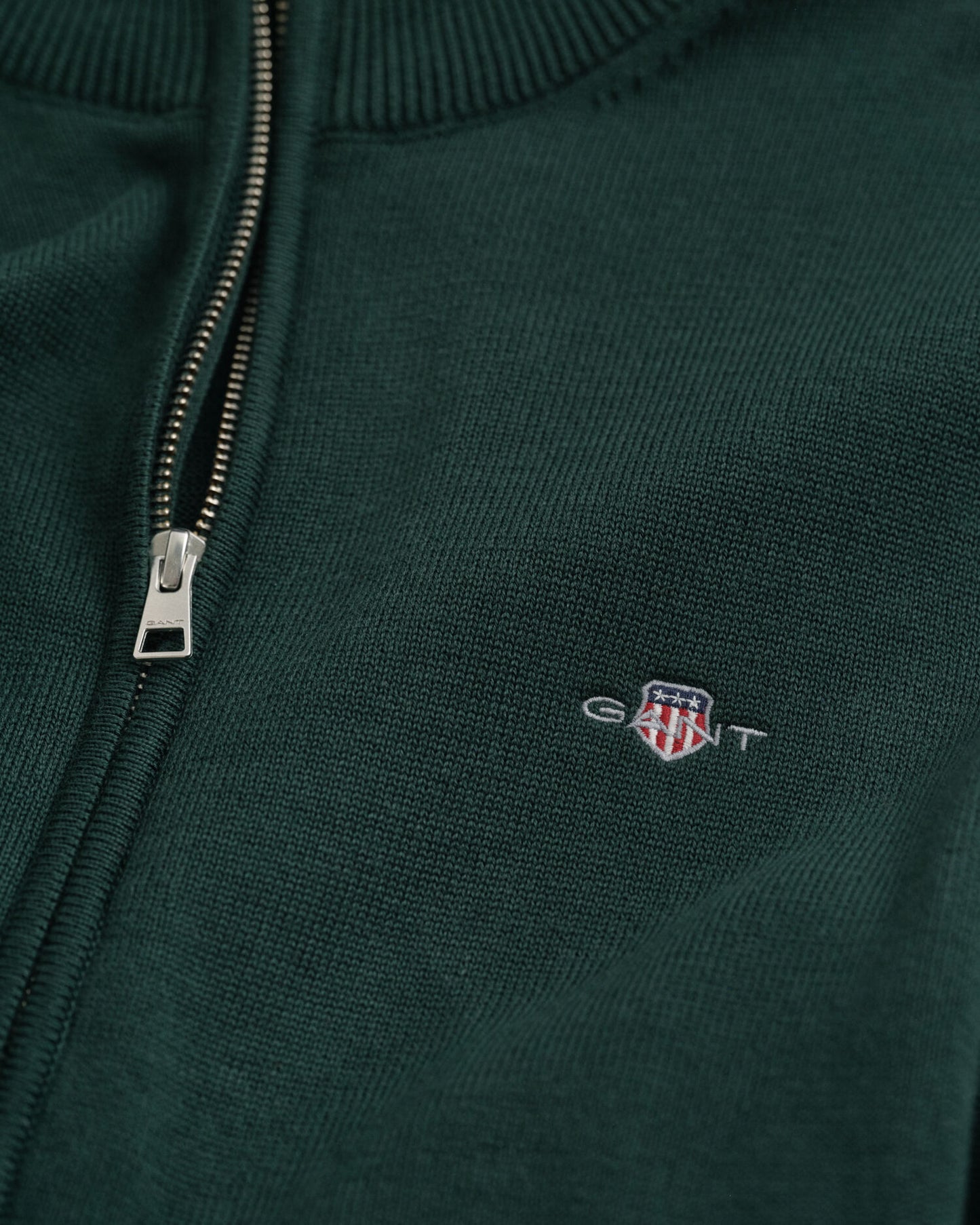 Casual Cotton Zip Cardigan