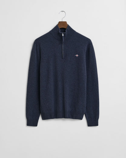 Superfine Lambswool Half-Zip Sweater