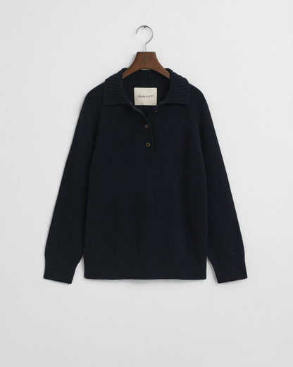Knitted Wool Cashmere Blend Rugger
