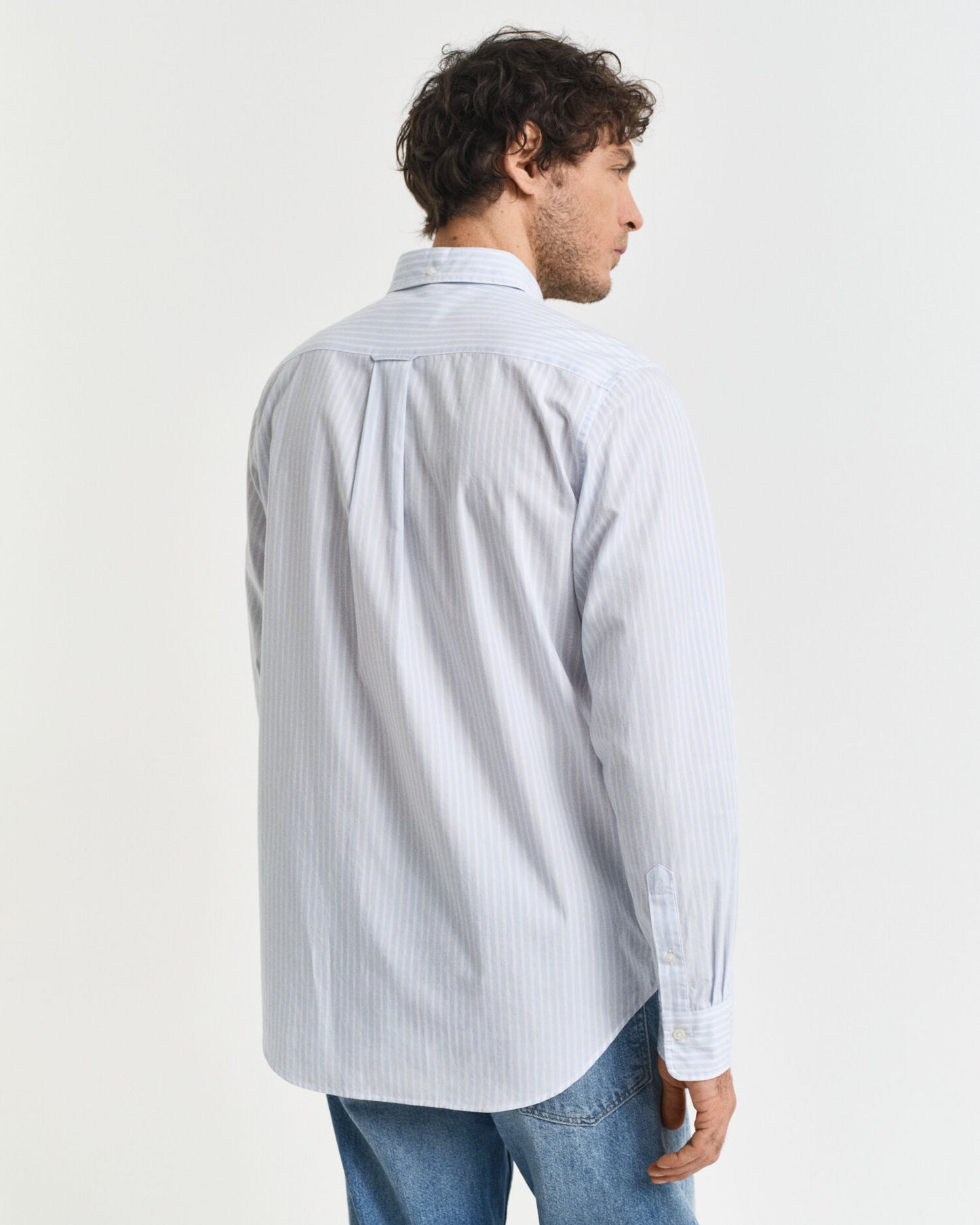 Regular Fit Striped Poplin Shirt