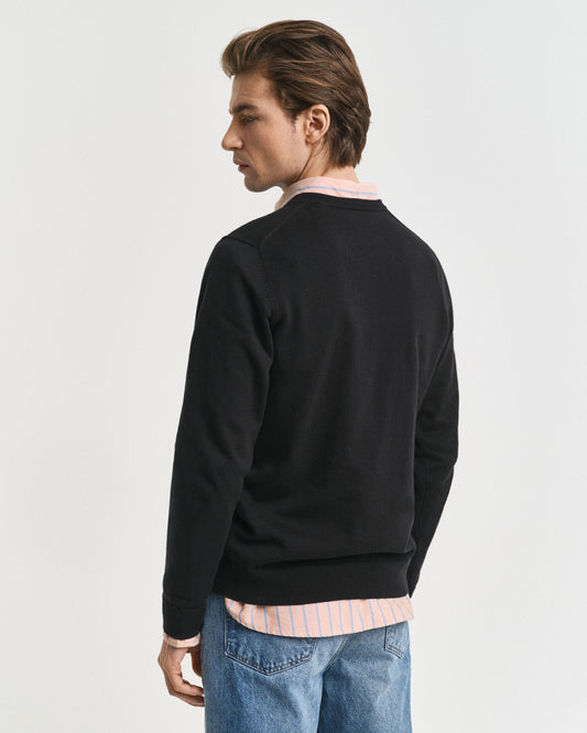 Classic Cotton V-Neck Sweater