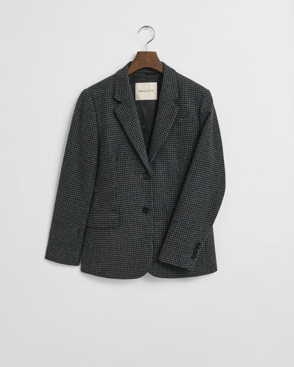 Regular Fit Wool Houndstooth Blazer