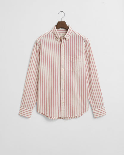 Regular Fit Striped Archive Poplin Shirt